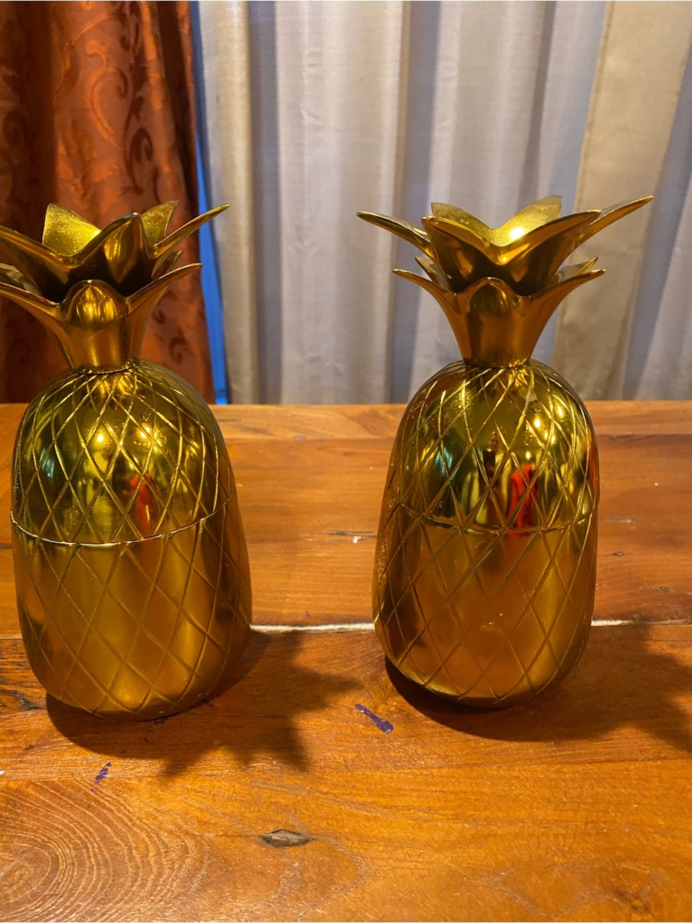 Gold Pineapple Decorative Accent - Home Accents
